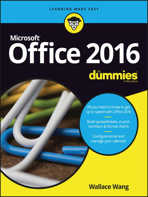Title details for Office 2016 For Dummies by Wallace Wang - Available